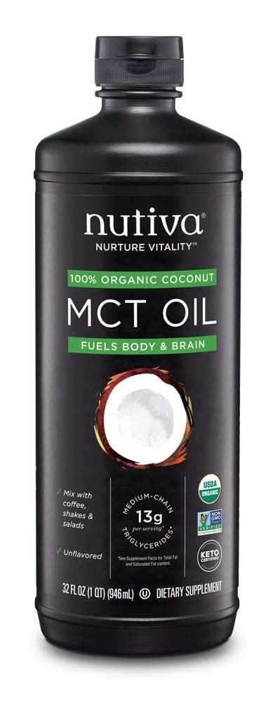 Nutiva Organic MCT Oil, Keto & Paleo Friendly