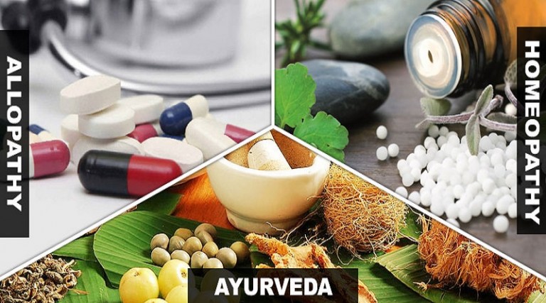 Allopathy, Homeopathy and Ayurveda