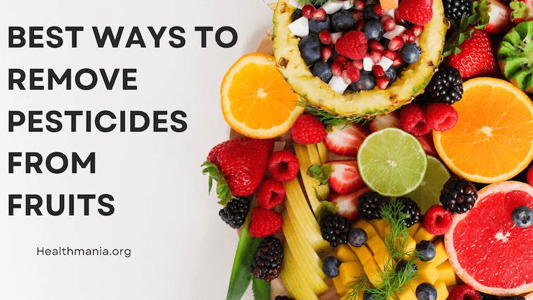 Remove pesticides from fruits
